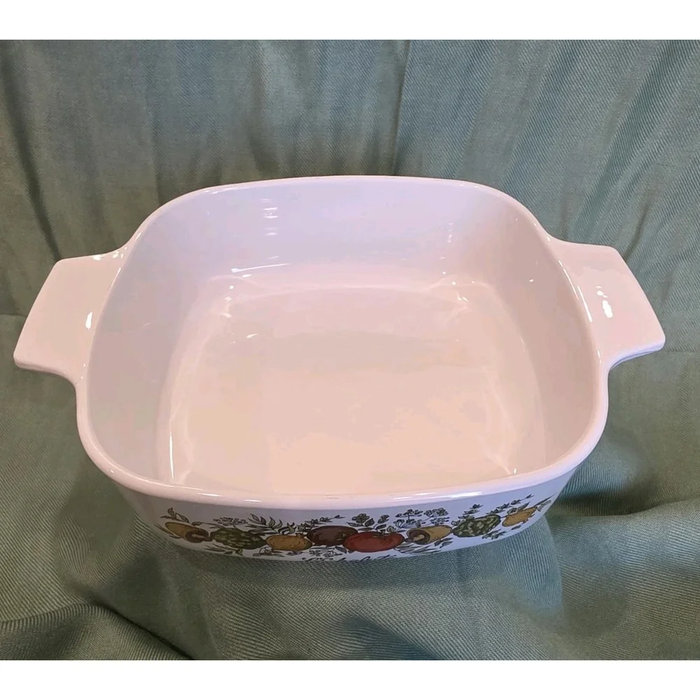 Corning Ware Spice of Life, L'Echalote, Casserole, A-1-B, 1 Quart, No Lid USA